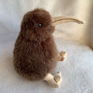 Derek Brown Plush Kiwi Bird with Working Sound Stuffed Animal Toy